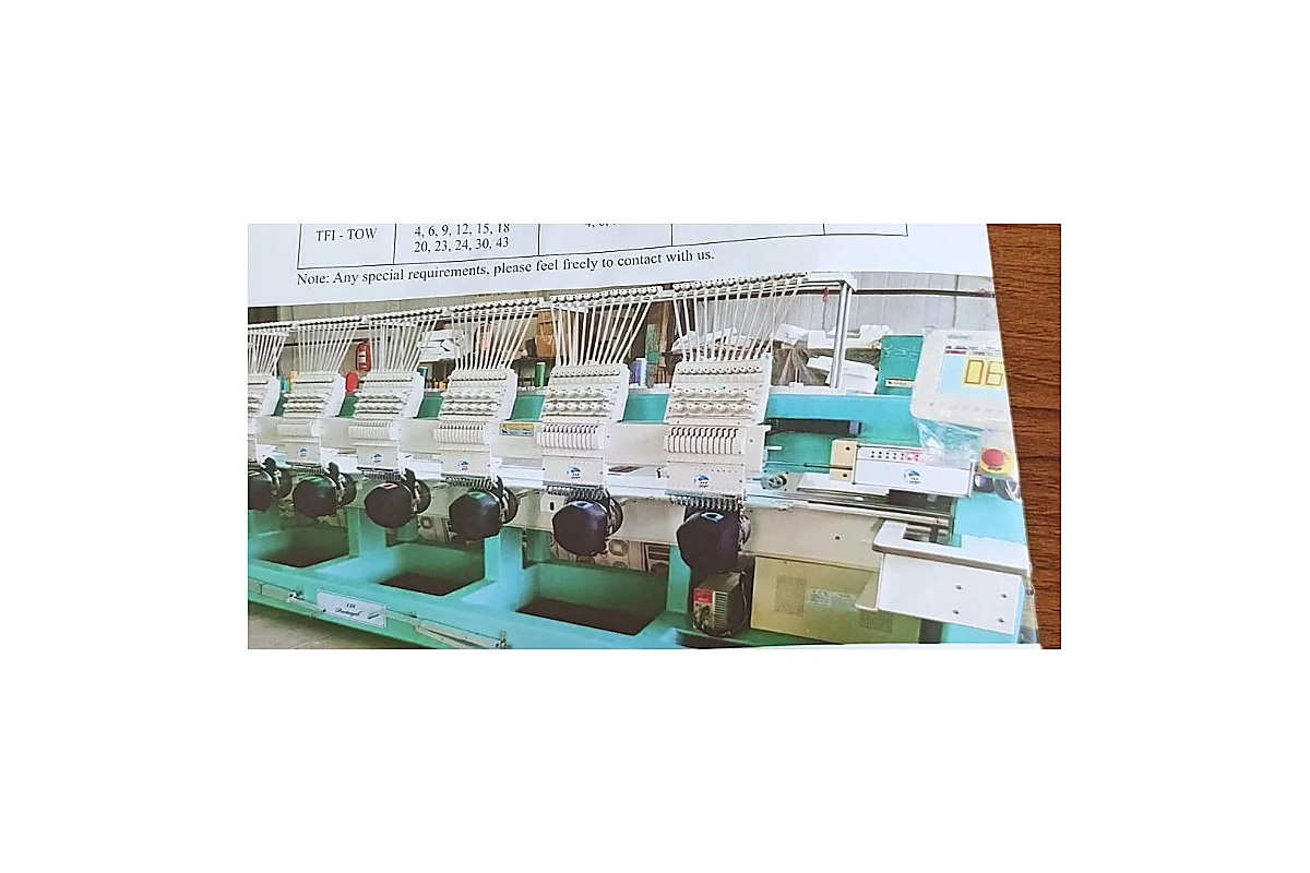 Cap Embroidery Machine supplied by M/S Babu Enterprise