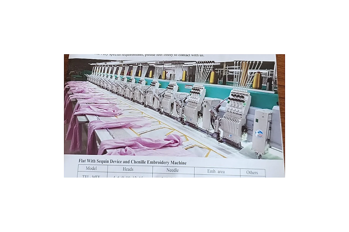 Flat Sequin Device & Chenille Embroidery Machine supplied by M/S Babu Enterprise